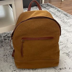 Lightly used Madewell Charleston Backpack in color “acorn”